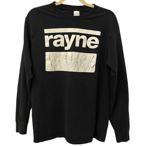 retro distressed•rayne long sleeve graphic skate shirt